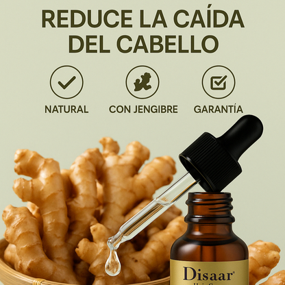 DISAAR®: PACK SHAMPOO + SERUM ANTICAIDA JENGIBRE [50% DESCUENTO]