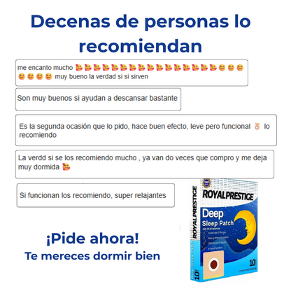 DuermeBien®: Parches para dormir [20 Unidades]