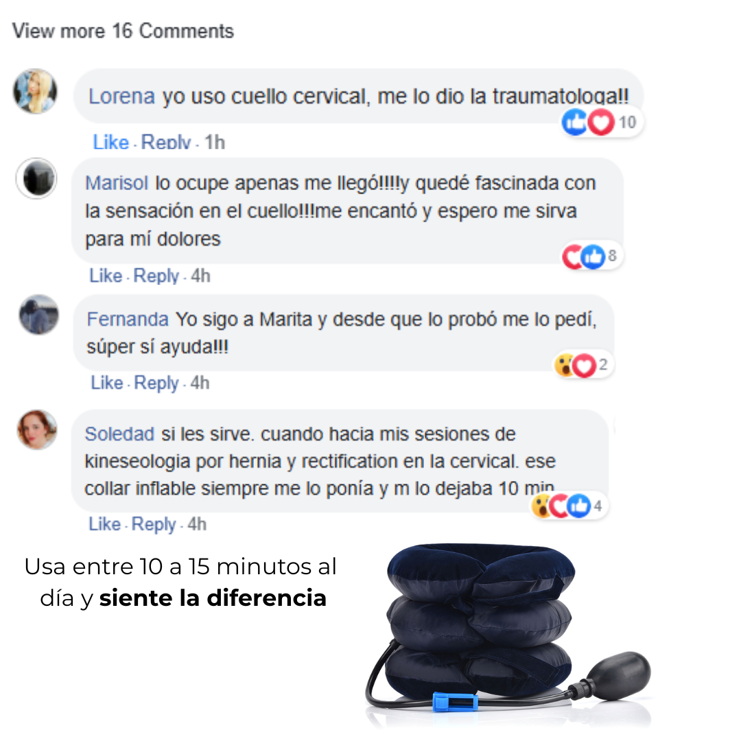 ProCervix™: Cojín Cervical Inflable [Ortopédico]