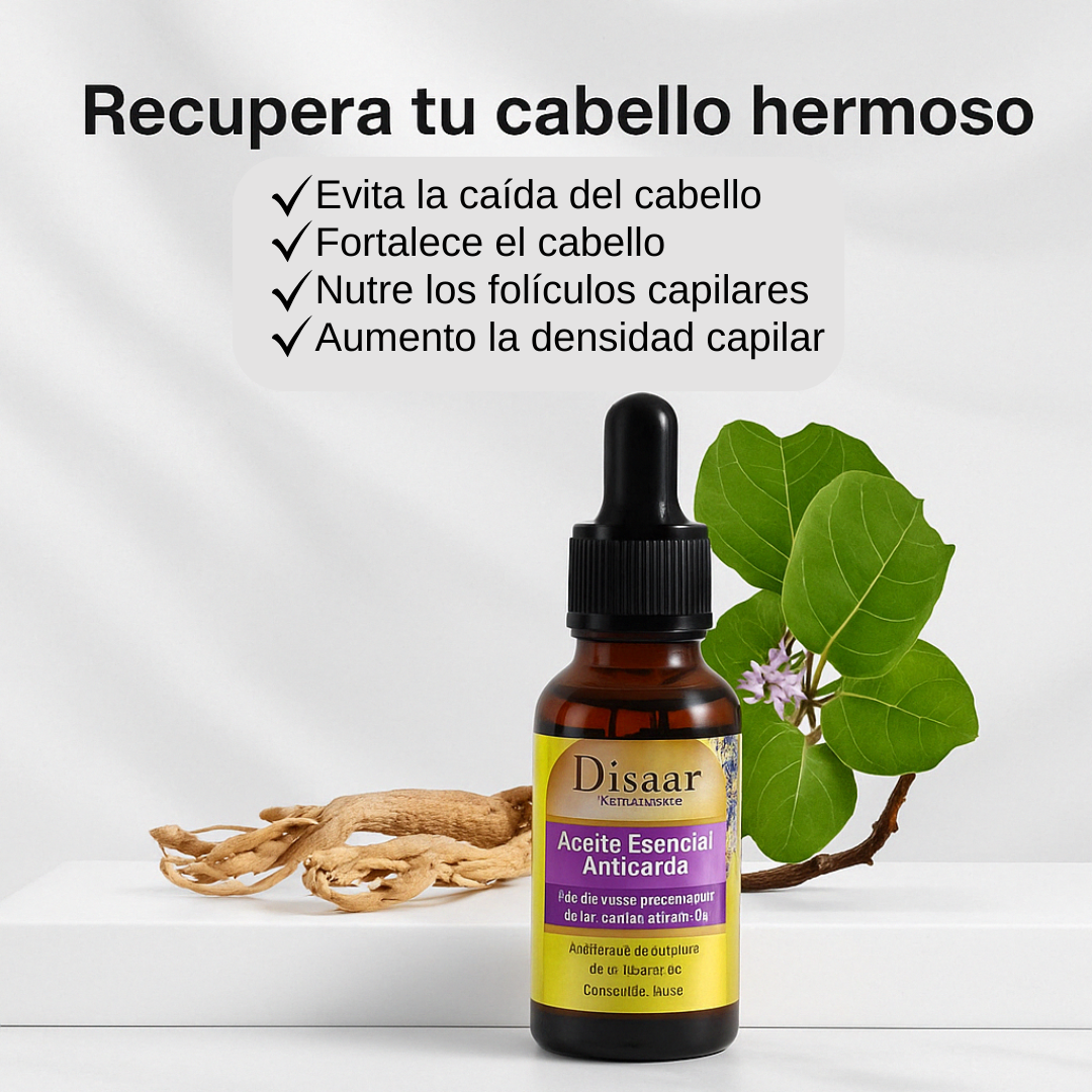 DISAAR®: PACK SHAMPOO + SERUM ANTICAIDA JENGIBRE [50% DESCUENTO]