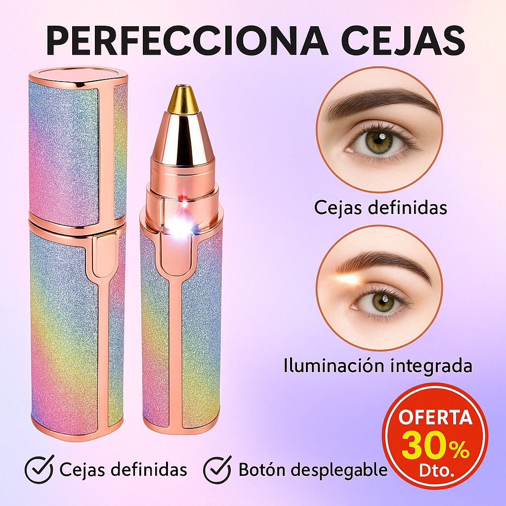LumiSkin®: Depiladora Facial 2 en 1 [Recargable]