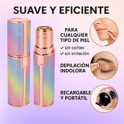 LumiSkin®: Depiladora Facial 2 en 1 [Recargable]