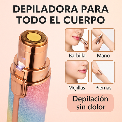 LumiSkin®: Depiladora Facial 2 en 1 [Recargable]
